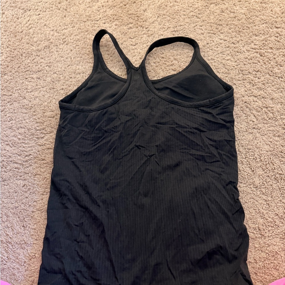 Black Women's Racerback Tank Top - Picture 3 of 4